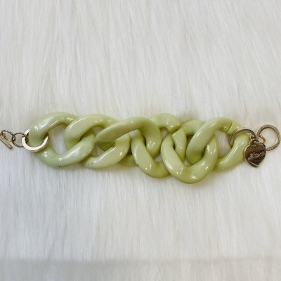 Oversize zöld karkötő