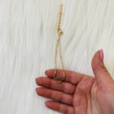 Gyémántmintás karkötő