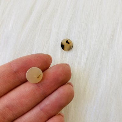 Csontmintás Pötty fülbevaló