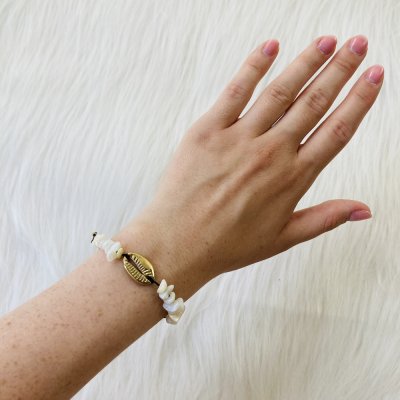 Arany kagylós karkötő