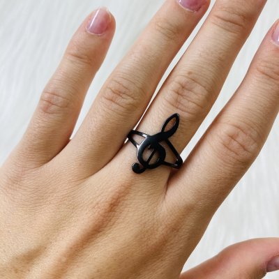 Violinkulcs  gyűrű