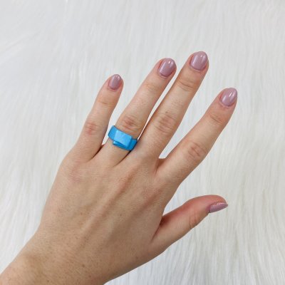 Kék színű gyűrű