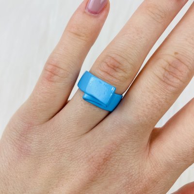 Kék színű gyűrű