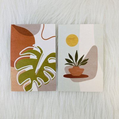 Absztrakt Leveles képeslap csomag