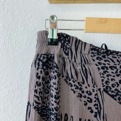 Barna mintás Vintage szoknya