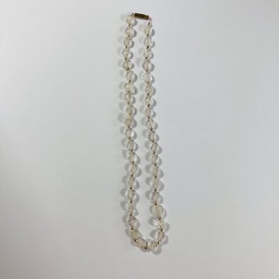 Ásványos rózsakvarc nyaklánc