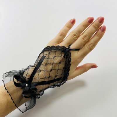 Feketeözvegy cosplay necc kesztyű