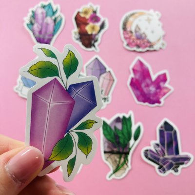 Ásványos matrica csomag