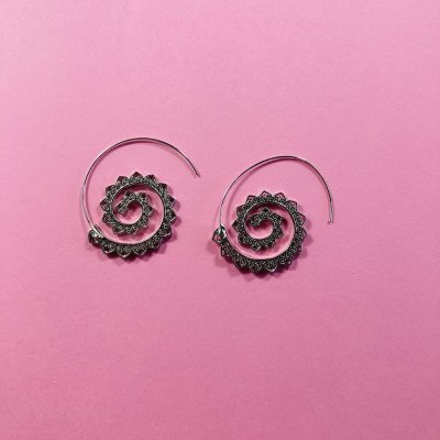 Tribal Spirál fülbevaló