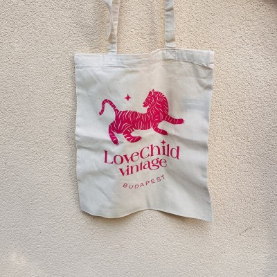 Lovechild Vintage tigris totebag