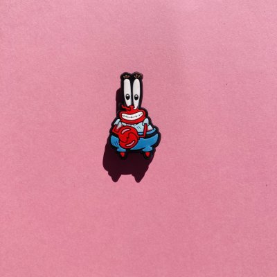 Mr. Krabs crocs papucs pin