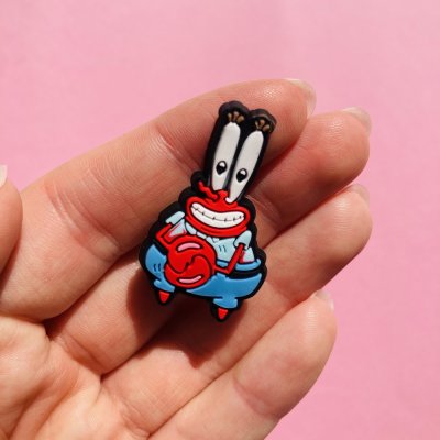 Mr. Krabs crocs papucs pin