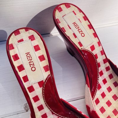 Kenzo piros cipellő