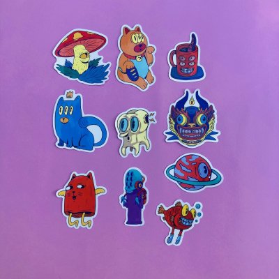 Szemesék matrica csomag