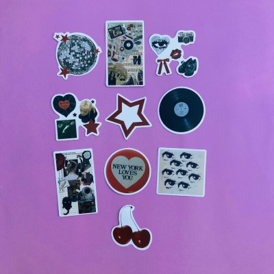 New York loves you matrica csomag