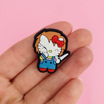 Para Hello Kitty crocs papucs pin