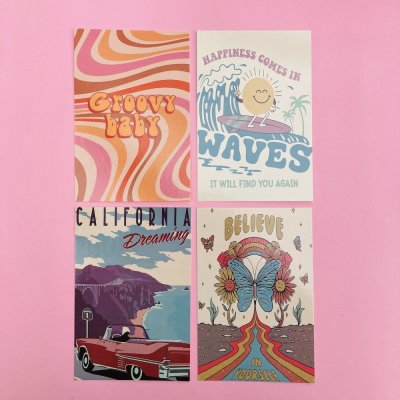 California képeslap csomag