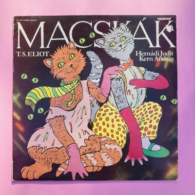 Macskák bakelit lemez