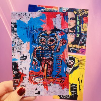 Művész graffiti képeslap csomag