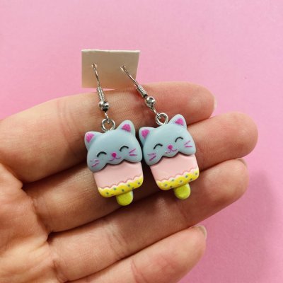 Cicafagyi fülbevaló