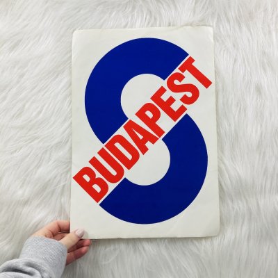 Retro Budapest matrica