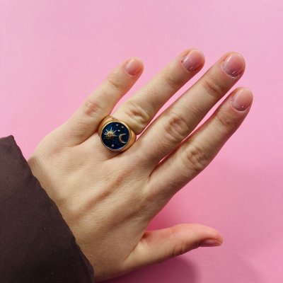 Nap és hold gyűrű