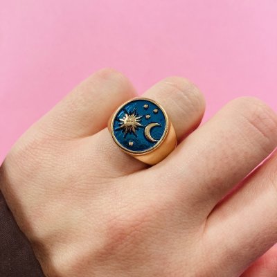 Nap és hold gyűrű