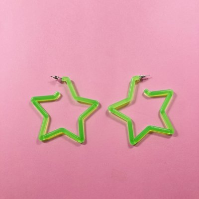 Nagy csillag fülbevaló