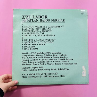 ZZ Labor bakelit lemez