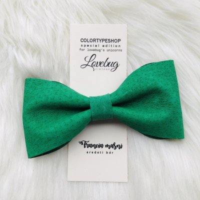 Francia masnis Colortype egyedi bőr hajcsat